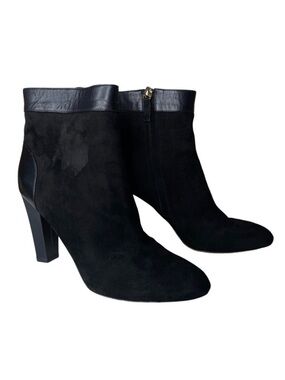 Diane von Furstenburg Daphne Leather Ankle Boots Size 8.5